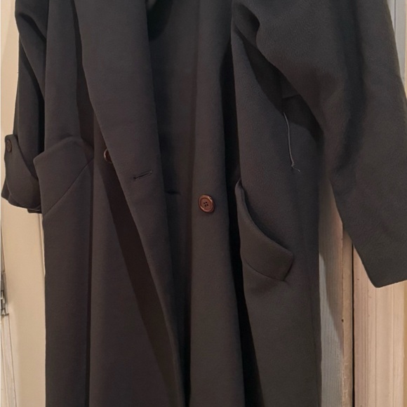 Vintage 100% Wool John Weitz Dark Green Women's Coat - Picture 16 of 16